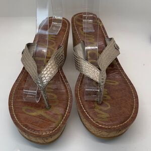 Sam Edelman Flip Flop Wedge Sandal 9.5